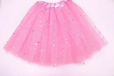 YWHUANSEN Lovely Star Glitter Girl Lopsakas seelik Kolmekihiline litrid Kid Ball Kleit Polleras Laste Ballett Tutus Pettiskrit Fluffy