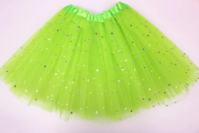 YWHUANSEN Lovely Star Glitter Girl Lopsakas seelik Kolmekihiline litrid Kid Ball Kleit Polleras Laste Ballett Tutus Pettiskrit Fluffy