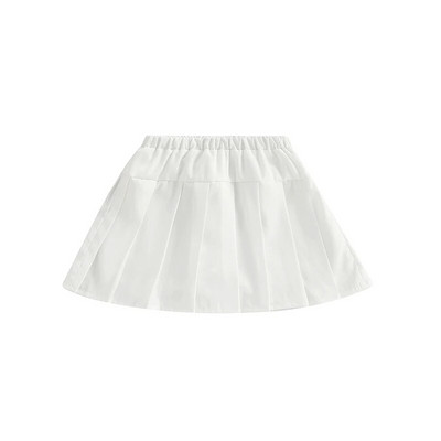 1-6 a Lastele Tüdrukutele Plisseeritud seelikud Beebidele Suvised Sügisriided Ühevärvilised Elastsed Kõrge Vöökohaga Miniseelikud Laste Vabaajaseelikud