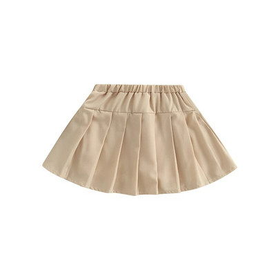 1-6 a Lastele Tüdrukutele Plisseeritud seelikud Beebidele Suvised Sügisriided Ühevärvilised Elastsed Kõrge Vöökohaga Miniseelikud Laste Vabaajaseelikud