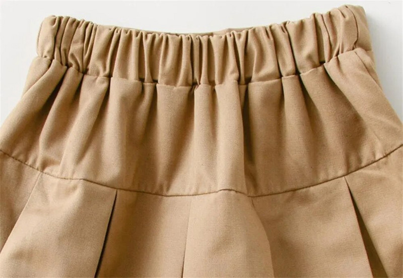 2022 m. vasaros mada 3 4 6 8 9 10 12 metų medvilnės mokyklos vaikų drabužių šokių treniruotė meilės mergaitėms sijonas su šortais