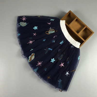 2023 m. pavasario ir vasaros naujos mados sijonai 2–10 metų mergaičių sijonai nėriniuoti sijonai Star Tutu sijonai