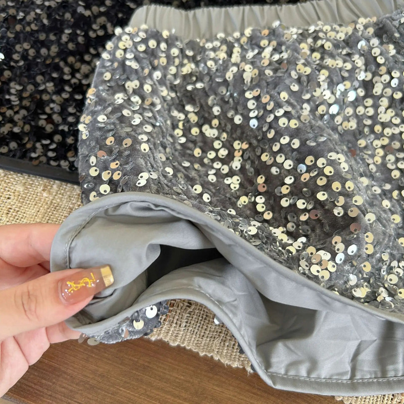 Tüdrukute moodne litriga seelik 2023, uus sügistalvine moekas kõhn A-joonega printsess vabaaja lihtne armas tüdrukute ühevärviline seelik