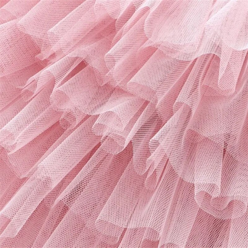 3-14T vasariniai tinkliniai sijonai mergaitėms medvilniniai nėriniai Princesės šokių mini sijonai Madingi Tutu mergaičių gimtadienio vakarėliui paauglių drabužiai Nauji