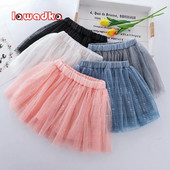 Lawadka vasariniai sijonai mergaitėms nėriniai Mini Tutu trumpas sijonas Madingi vaikų drabužiai mergaitėms nuo 2 iki 12 metų rožinė juoda balta spalva