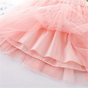 Lawadka Καλοκαιρινές Φούστες για Κορίτσια Δαντέλα Μίνι Tutu Κοντή Φούστα Μόδα για κορίτσια Παιδικά Ρούχα 2 έως 12 ετών Ροζ Μαύρο Λευκό Χρώμα