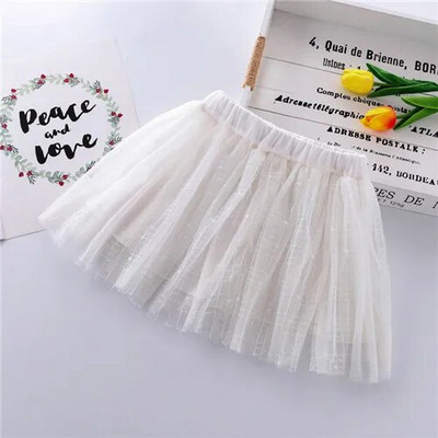 Lawadka vasariniai sijonai mergaitėms nėriniai Mini Tutu trumpas sijonas Madingi vaikų drabužiai mergaitėms nuo 2 iki 12 metų rožinė juoda balta spalva