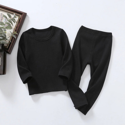 Kompleti dječjih pidžama Pamučno odijelo za spavanje za dječake Jesenske pidžame za djevojčice Pidžame dugih rukava Top + hlače 2 komada Dječja odjeća