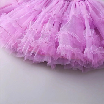 Κοριτσίστικες Φούστες Princess Mesh παιδική Pettiskirt Fashion Show Φούστα Ροζ Μπλε Μπεζ Μαύρη Λευκή ΜΙΝΙ Φούστα για κορίτσια 2.3.4.5.6.7Y