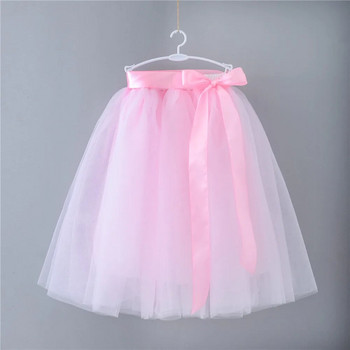 2022 Tutu Дълги поли с колан на талията Шифон Детска бална рокля Дрехи за момичета Детско облекло за Коледа Пола на принцеса за момичета от тюл