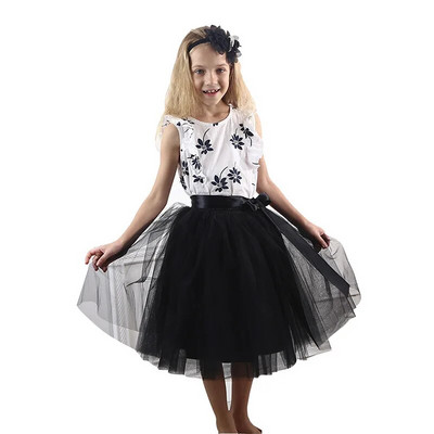 2022 m. Tutu Ilgi Sijonai Juosmuo Šifonas Vaikų rutulinė suknelė Mergaičių Drabužiai Vaikiški Drabužiai Kalėdoms Tiulis mergaičių princesės sijonas