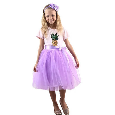 2022 m. Tutu Ilgi Sijonai Juosmuo Šifonas Vaikų rutulinė suknelė Mergaičių Drabužiai Vaikiški Drabužiai Kalėdoms Tiulis mergaičių princesės sijonas