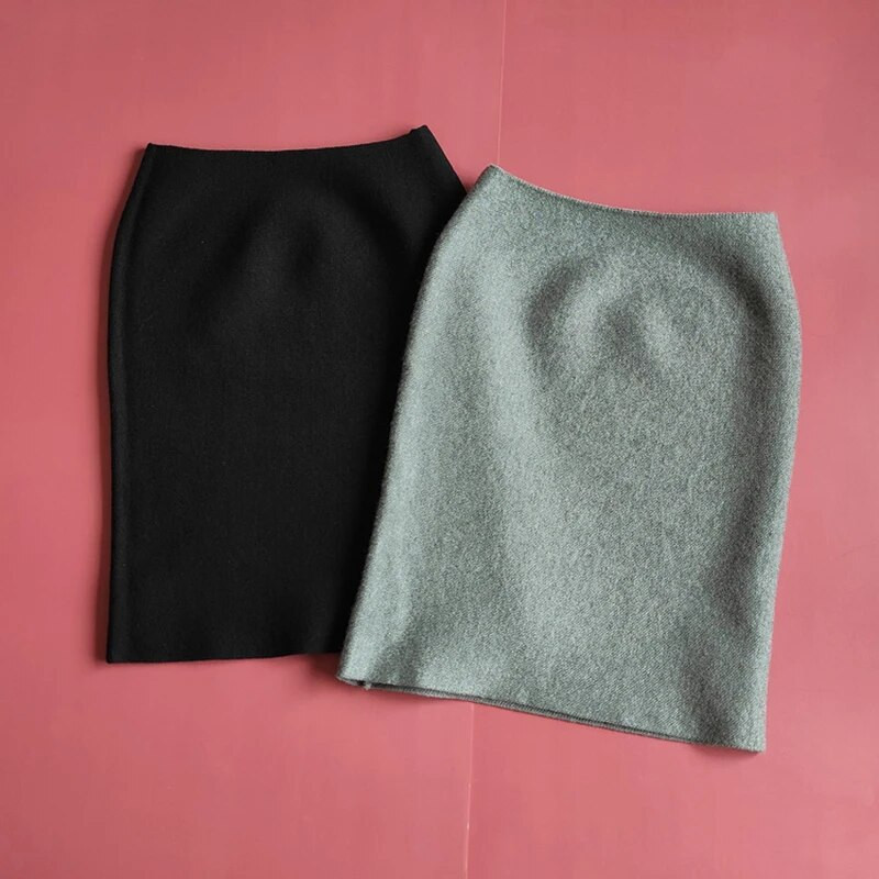 Suknja za djevojčice Proljetna i jesenska dječja pencil suknja Elastična uska suknja u jedan korak Crvena dječja ležerna suknja