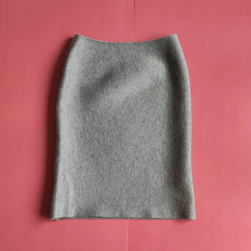 Suknja za djevojčice Proljetna i jesenska dječja pencil suknja Elastična uska suknja u jedan korak Crvena dječja ležerna suknja