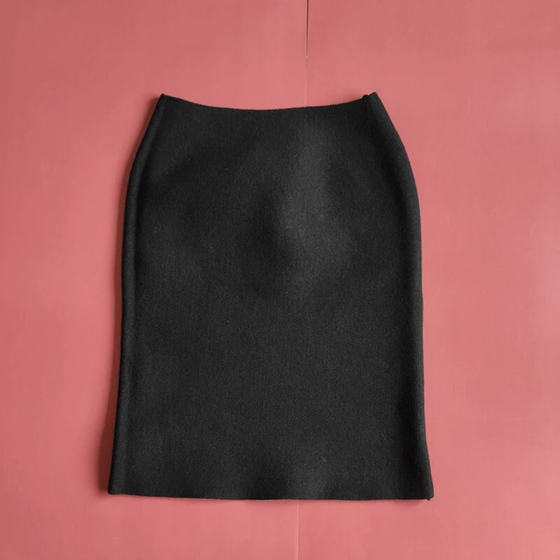 Suknja za djevojčice Proljetna i jesenska dječja pencil suknja Elastična uska suknja u jedan korak Crvena dječja ležerna suknja