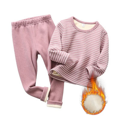 Talvised laste plüüsis pidžaamakomplektid soojad Korea pidžaamad poistele Paksutele tüdrukutele magamisriided 2–12-aastastele fliisist beebi termopesu