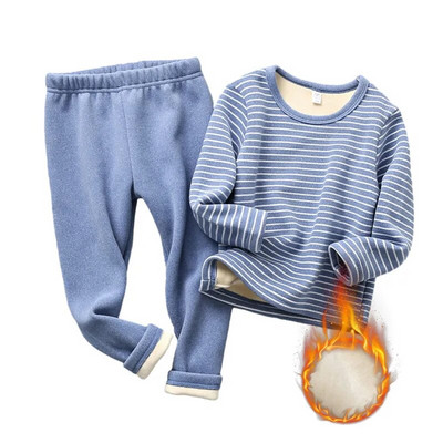 Talvised laste plüüsis pidžaamakomplektid soojad Korea pidžaamad poistele Paksutele tüdrukutele magamisriided 2–12-aastastele fliisist beebi termopesu