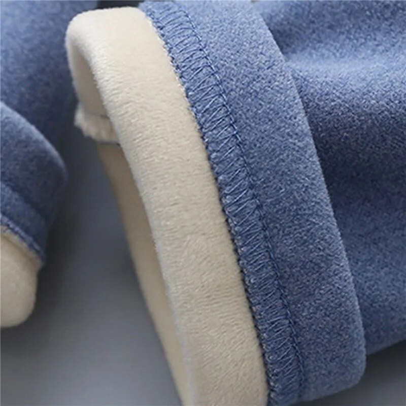 Talvised laste plüüsis pidžaamakomplektid soojad Korea pidžaamad poistele Paksutele tüdrukutele magamisriided 2–12-aastastele fliisist beebi termopesu