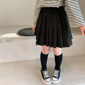 Mažų mergaičių nauji, visiškai tinkantys klostuoti preppy stiliaus vaikiški rudeniniai sijonai studentų uniforminiai sijonai Didmeninis pristatymas