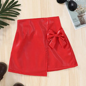 2022. aasta kevad-sügis-suvi Printsessi tüdrukute tantsuseelikud PU-nahast vibu, punased lapsed, väikelapsed, ballett Tutu 4-7 a