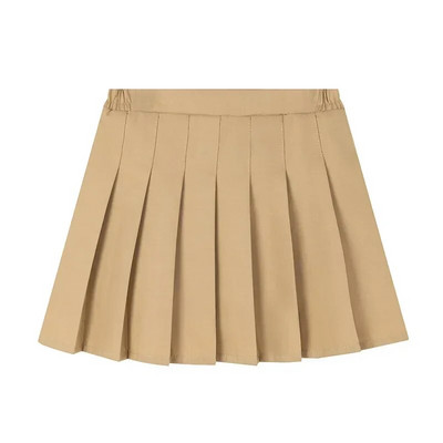 2023 m. pavasario mergaičių klostuotas sijonas Preppy Style Laisvalaikis trumpas sijonas vaikams Keturių sezonų mokykliniai paauglių vaikų sijonai