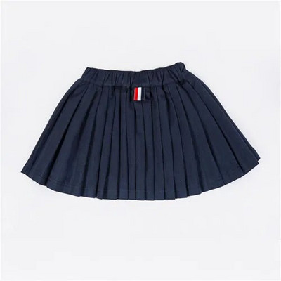 Tüdrukute plisseeritud seelikud Laste kooliseelik Kevad-sügis ühevärviline Tutu seelik Väikelapse tüdrukute tantsupeo seelikud Lasteriided