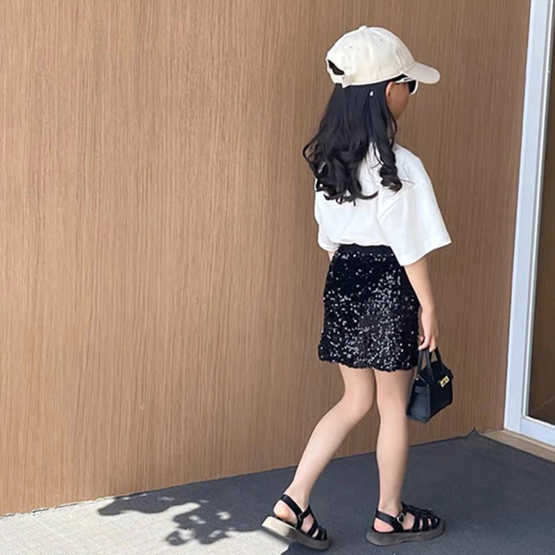 Suvine tüdrukute seelik Beebi seelik Laste seelik väikelaste tagumikud Lastele Moodsad allosad Kihiline volang, Ruched Patch 2-8Y