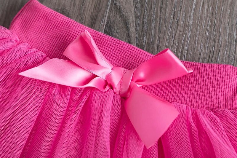 Beebitüdrukute seelik, tüllpitsist seelik, laste kihiline kohev balletiseelik lastele pidulik ühevärviline tantsuline miniseelik