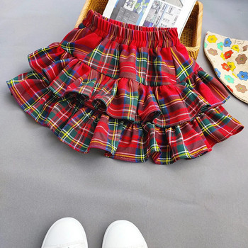 Βρεφικά κοριτσάκια Πλισέ Tutu καρό φούστα Καλοκαιρινό χαριτωμένο κορίτσι με βολάν Φούστες τούρτας Κορίτσια Πριγκίπισσα φόρεμα μπάλα φούστα Παιδικά ρούχα