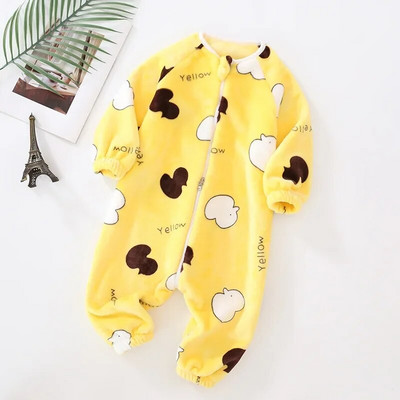 1 până la 5 ani de iarnă flanel pijamale pentru copii saci de dormit barceloane pentru băieți și fete costume dintr-o bucată pentru ținută acasă