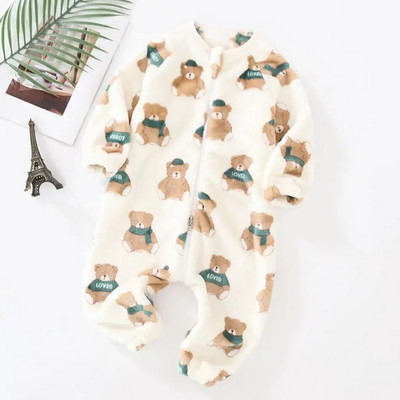 1 până la 5 ani de iarnă flanel pijamale pentru copii saci de dormit barceloane pentru băieți și fete costume dintr-o bucată pentru ținută acasă