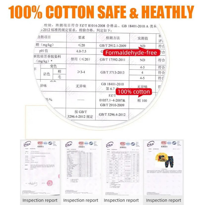 Lasteriided Lastekomplektid Lasteriided Poistele Tüdrukutele PuuvillSügistalvel Riided Püksid Magamisriided Aluspesu Jõulukink