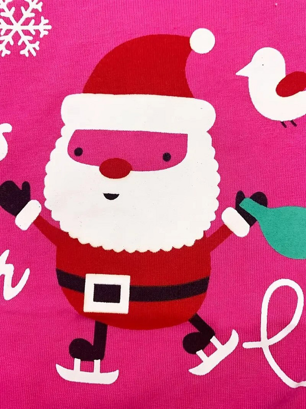 Χριστουγεννιάτικο Σετ μακρυμάνικο πιτζάμα για κορίτσια για το χειμώνα