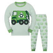 Σετ Πιτζάμες Αγοριών Long Toddler Pjs Little Kids Sleepwear