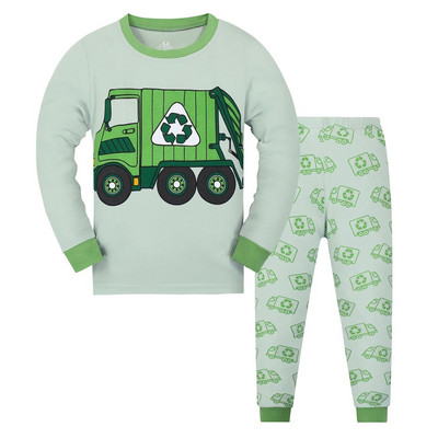 Σετ Πιτζάμες Αγοριών Long Toddler Pjs Little Kids Sleepwear