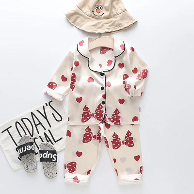 Lasteriided Tüdrukud magamisriided Laste pidžaamakomplekt lihavõttepühade pidžaamadeks Laps Poiss Prinditud puhkeriided Pijama Infantil Meninas