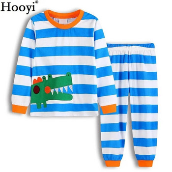 Digger Baby Boy Pijamas Ρούχα Κοστούμια Μακρυμάνικα Βαμβακερά Παιδικά T-shirt Παντελόνια Πιτζάμες Σετ Παιδικά Πυτζάμες 2 3 4 5 6 7 Χρόνια