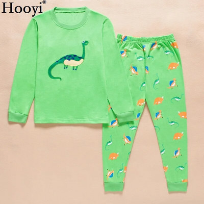 Digger Pidžama za dječake Odjeća Odijela Pamučne majice s dugim rukavima Dječje majice s hlačama Komplet pidžama za djecu 2 3 4 5 6 7 godina