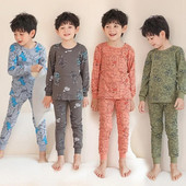 2 4 6 8 10 ani Seturi de pijama pentru copii Pijamale de toamnă pentru copii Lenjerie de noapte băieți din bumbac Pijamale pentru bebeluși cu mâneci lungi Seturi pentru fete