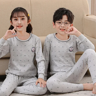2 4 6 8 10 ani Seturi de pijama pentru copii Pijamale de toamnă pentru copii Lenjerie de noapte băieți din bumbac Pijamale pentru bebeluși cu mâneci lungi Seturi pentru fete