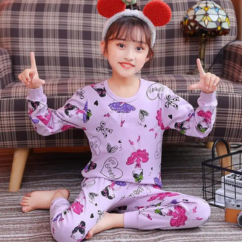 2 4 6 8 10 12 14 години Комплекти пижами за момичета и тийнейджъри Детски пижами принцеса Детски комплекти дрехи Пижами с животни Домашно облекло Pjs