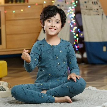 Παιδικά θερμικά εσώρουχα Αγόρια Κοριτσίστικες πιτζάμες ύπνου Casual παιδικό ζεστό κοστούμι πιο απαλό φθινόπωρο χειμωνιάτικα υπνοδωμάτια για το σπίτι