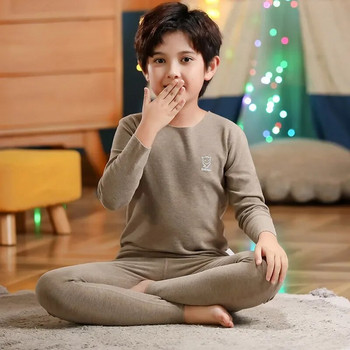 Παιδικά θερμικά εσώρουχα Αγόρια Κοριτσίστικες πιτζάμες ύπνου Casual παιδικό ζεστό κοστούμι πιο απαλό φθινόπωρο χειμωνιάτικα υπνοδωμάτια για το σπίτι