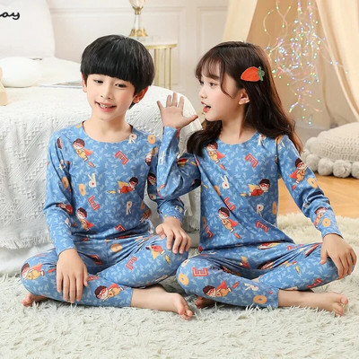 Set de lenjerie termică pentru copii, băieți, fete, pijamale de dormit, ocazional, pentru copii, costum cald, cele mai moale, toamnă iarnă, îmbrăcăminte pentru acasă