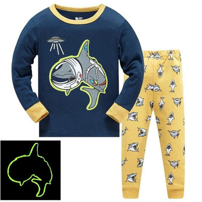 Jumping New Arrival 3-8T Space Rocket Odjeća za spavanje Jesen Zima Dječje pidžame Dječja modna odjeća Komplet kućne odjeće 2 kom odijela