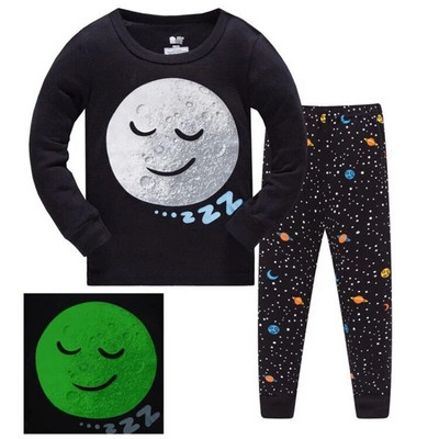 Jumping New Arrival 3-8T Space Rocket Odjeća za spavanje Jesen Zima Dječje pidžame Dječja modna odjeća Komplet kućne odjeće 2 kom odijela