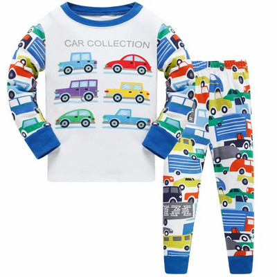 Jumping New Arrival 3-8T Space Rocket Odjeća za spavanje Jesen Zima Dječje pidžame Dječja modna odjeća Komplet kućne odjeće 2 kom odijela