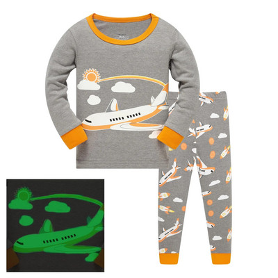 Jumping New Arrival 3-8T Space Rocket Odjeća za spavanje Jesen Zima Dječje pidžame Dječja modna odjeća Komplet kućne odjeće 2 kom odijela