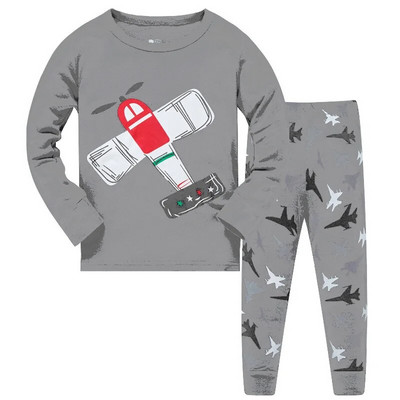 Jumping New Arrival 3-8T Space Rocket Odjeća za spavanje Jesen Zima Dječje pidžame Dječja modna odjeća Komplet kućne odjeće 2 kom odijela
