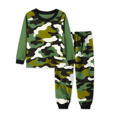 Dino Băieți Costume de pijamă 100% bumbac Seturi de haine lungi pentru copii Tricouri cu motor Pantaloni Seturi 2 piese Pijamale copii 2 3 4 5 6 7 ani